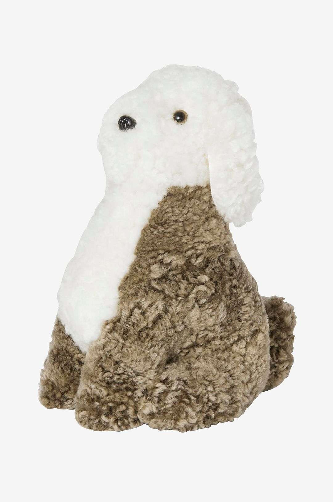 Skinnwille Pehmoeläin Snowy Curly-lampaannahkaa