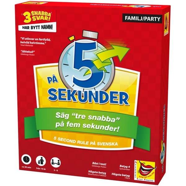 5 sekunnin peleissä