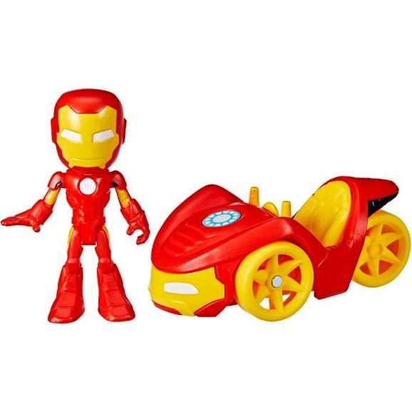 Spidey and his Amazing Friends Iron Man ja ajoneuvo