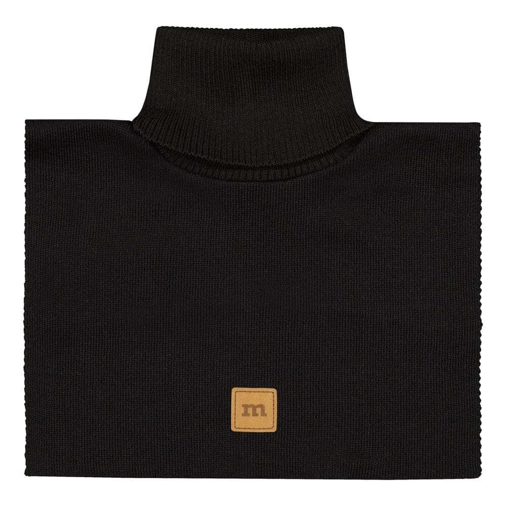Knitted-Merinovillakauluri | Black - 1-3Y