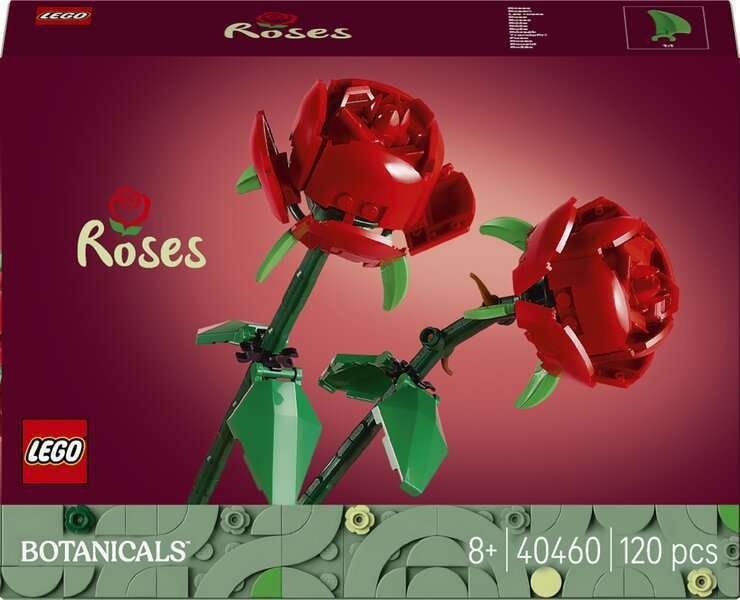 LEGO Botanicals 40460 Ruusut - Keinokukkasetti lapsille alkaen 8-vuotiaille - Sisustus