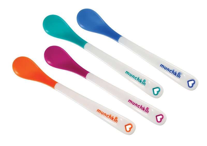 Lämpötilaherkät lusikat Hot Safety Lusikat Munchkin, 4 kpl