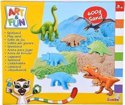 Art & Fun Playsand Set Dinosaurukset