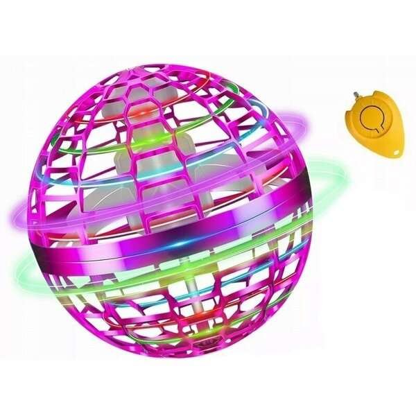 Lentävä LED-pallo – minidrooni, UFO-lelu kaukosäätimellä