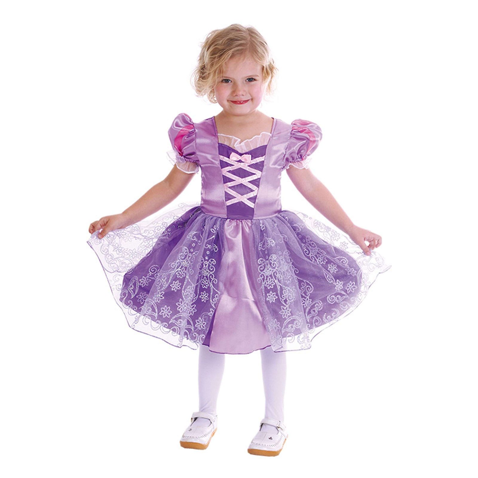 Liila Prinsessa Lasten Naamiaisasu - Medium