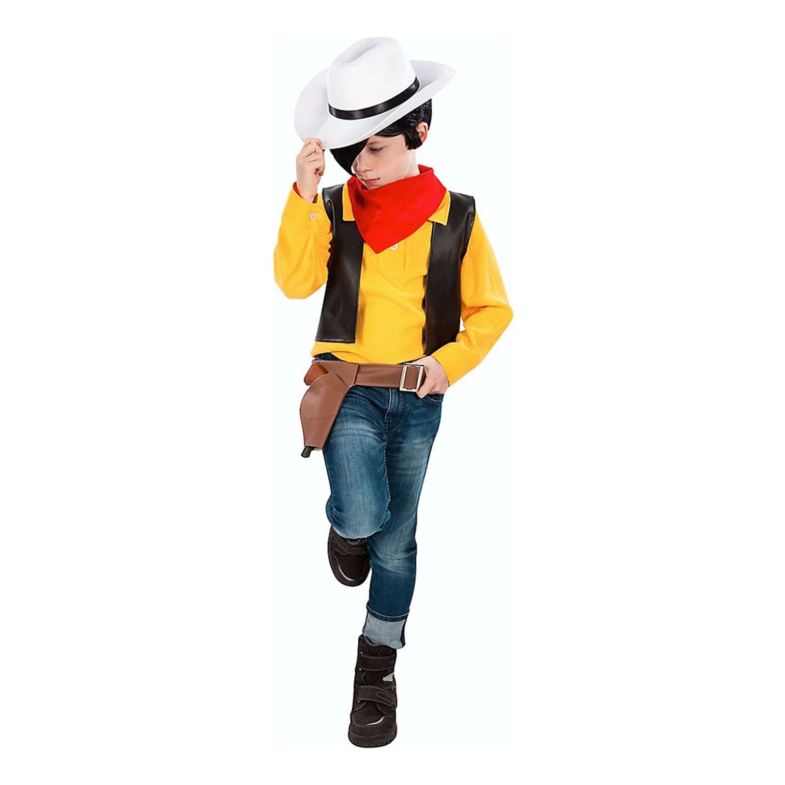 Lucky Luke Cowboy Lasten Naamiaisasu - Large