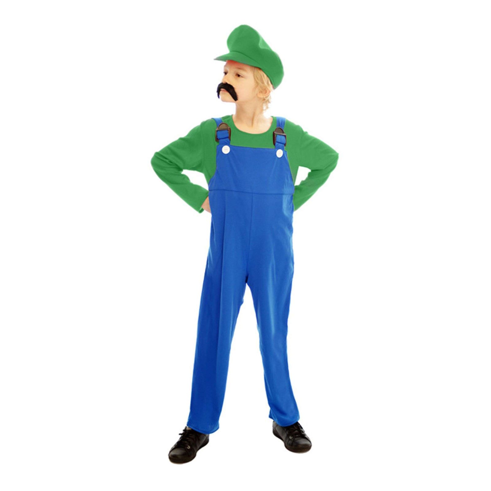 Luigi Budget Lasten Naamiaisasu - Large