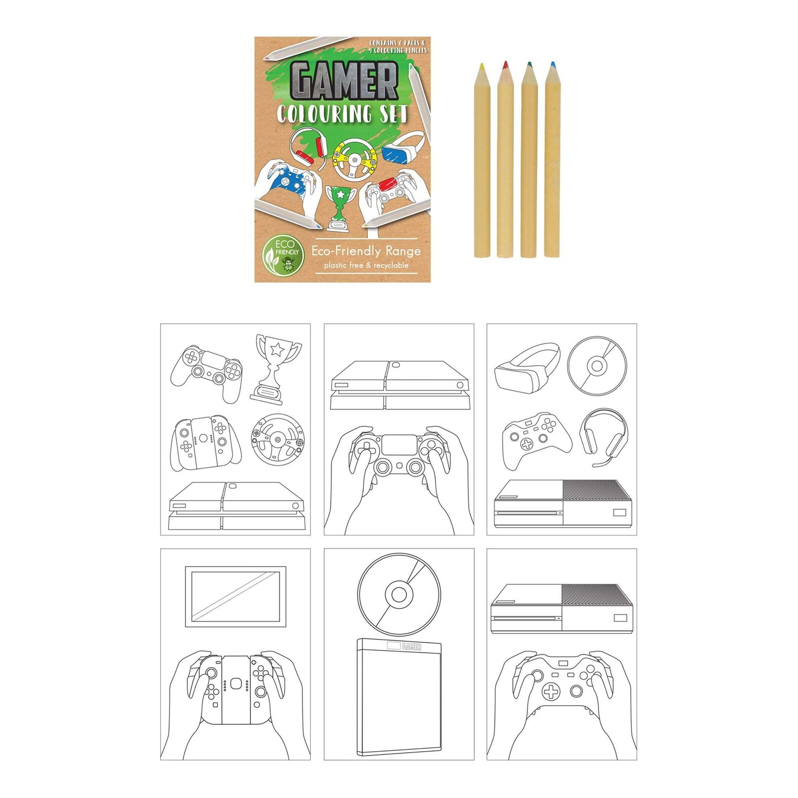 Värityskirja Mini Gamer