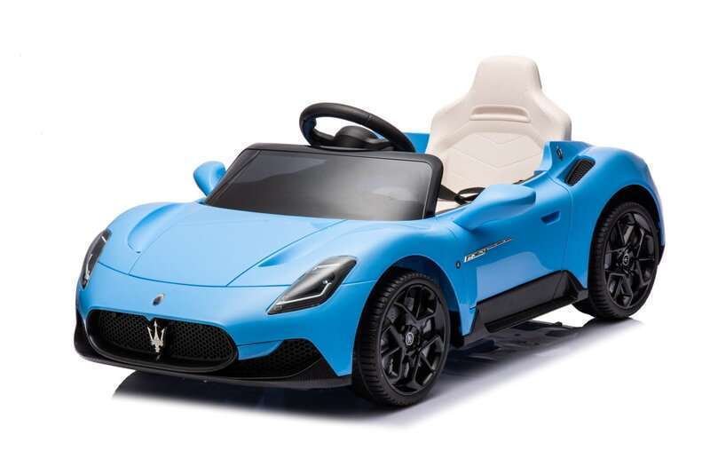 Maserati GT Cabrio sähköauto lapsille MP3 LED sininen Sun Baby
