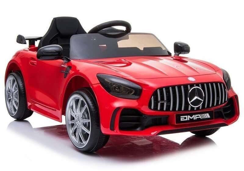 Mercedes GT R -sähköinen avoauto, maalattu, punainen