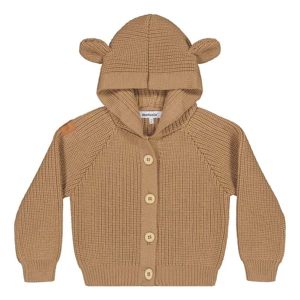 Bear Knit  -Merinovillaneuletakki | Woody - 74/80