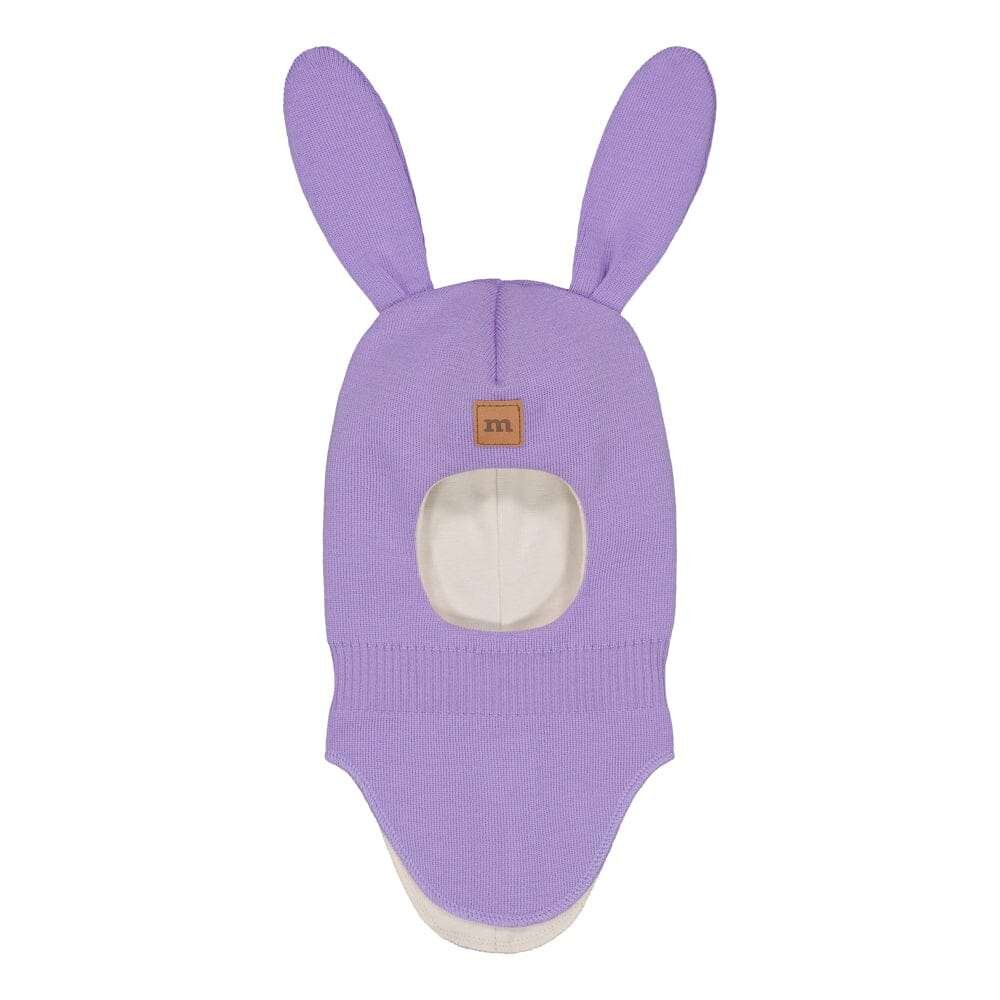 Bunny Helmet -Merinovilla Kypärämyssy | Icy Lilac - 1-2Y