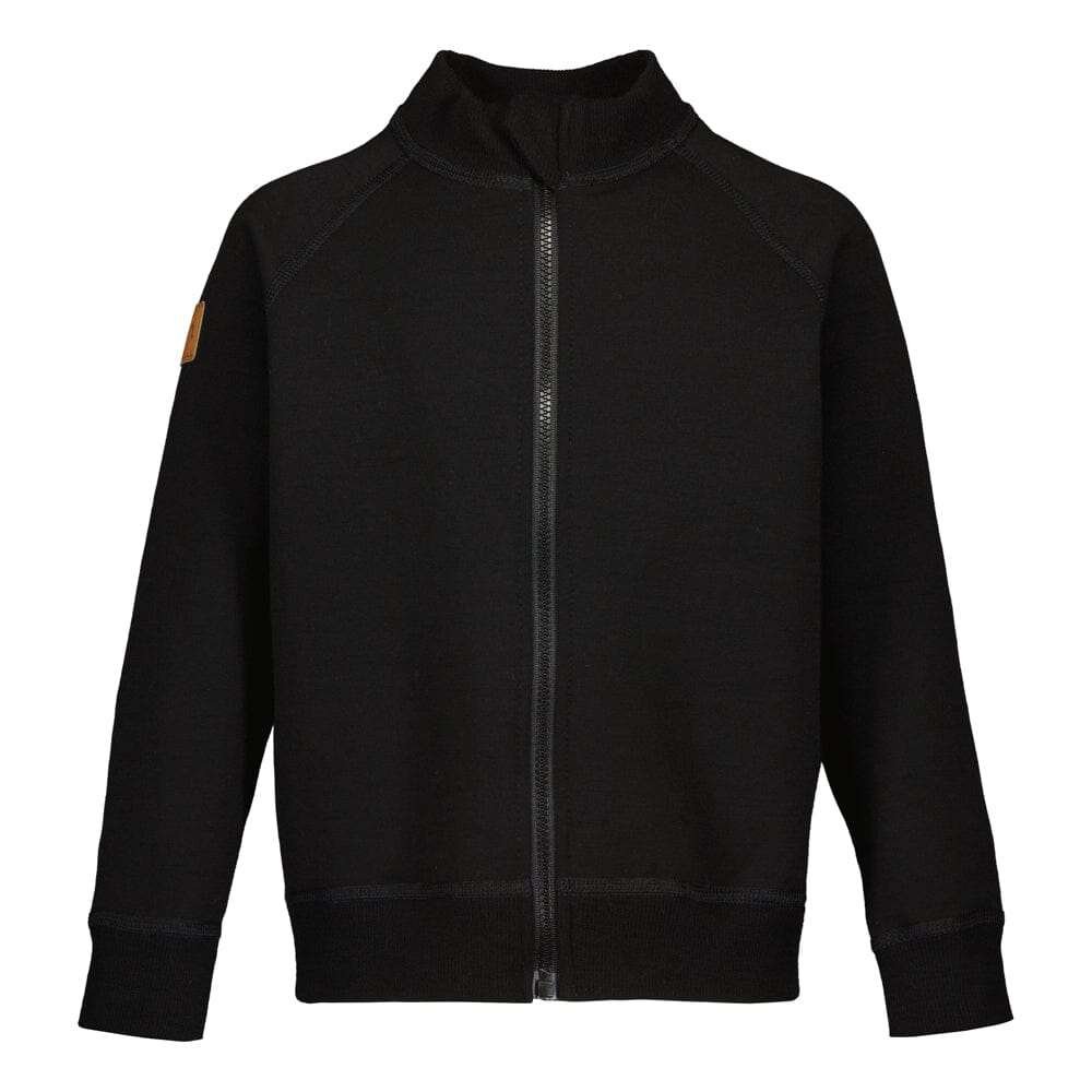 Merino Fleece -Merinovillatakki | Black - 110/116