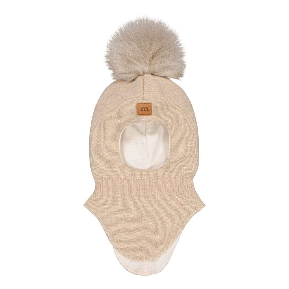 Fur Pom Pom -Kypärämyssy, Merinovilla | Not So Muddy Boots - 1-2Y