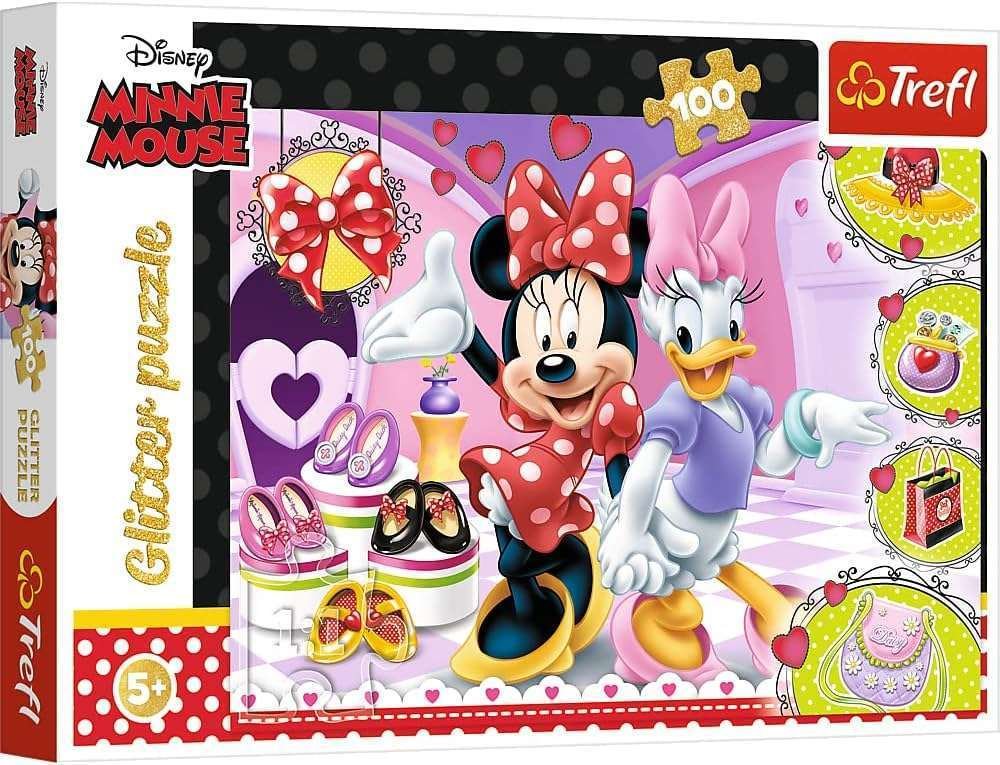 Glitter Minni Hiiri 100 pcs