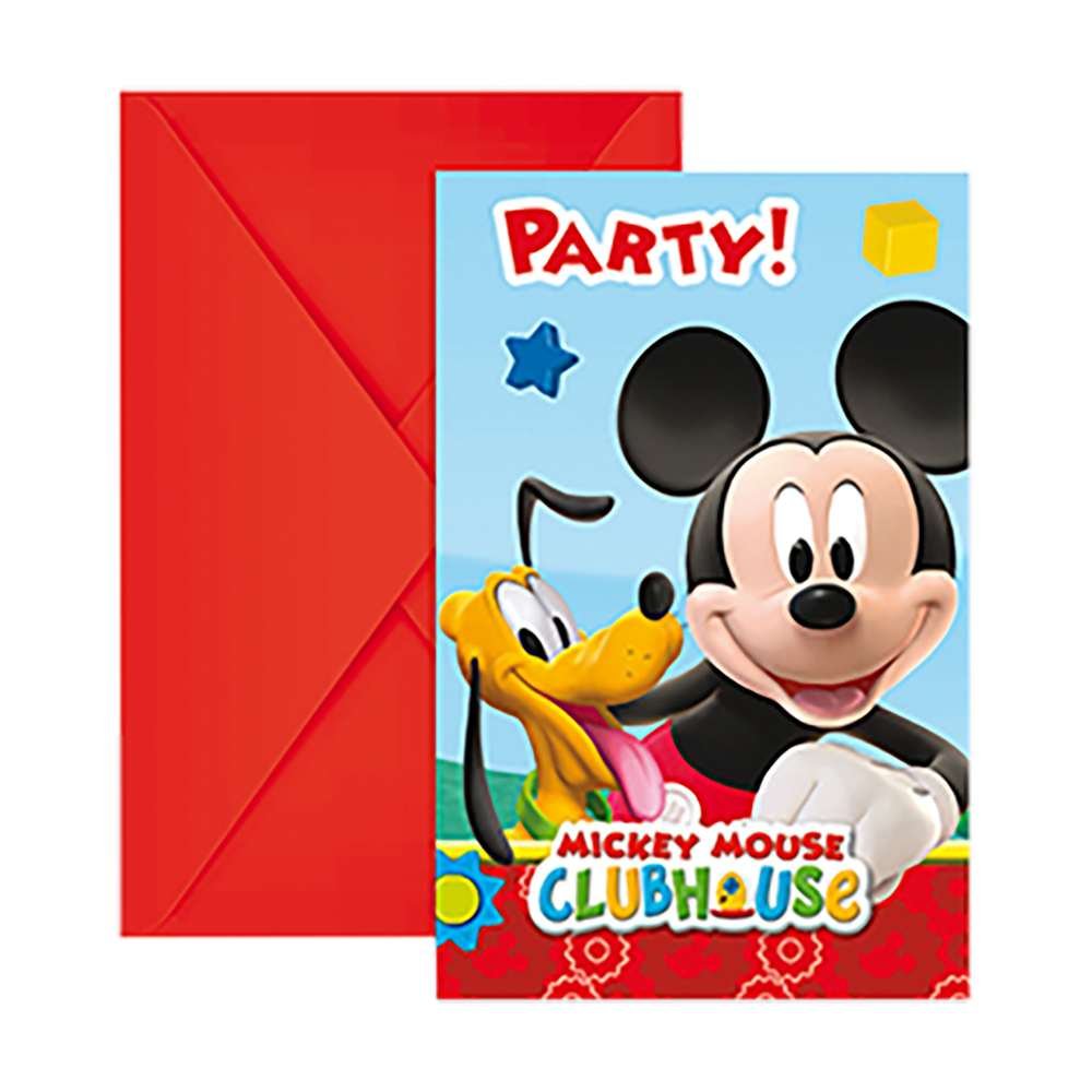 Disney Mikki Hiiri 6 kpl kutsua