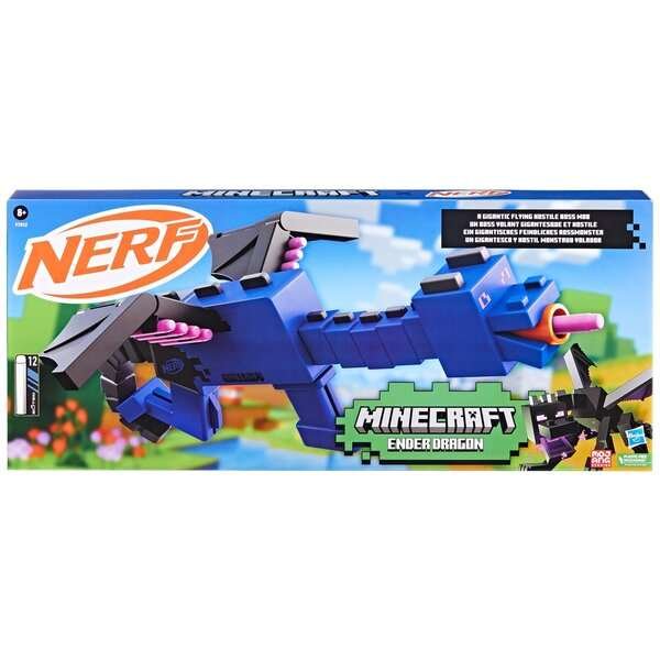 nerf minecraft ender lohikäärmekivääri