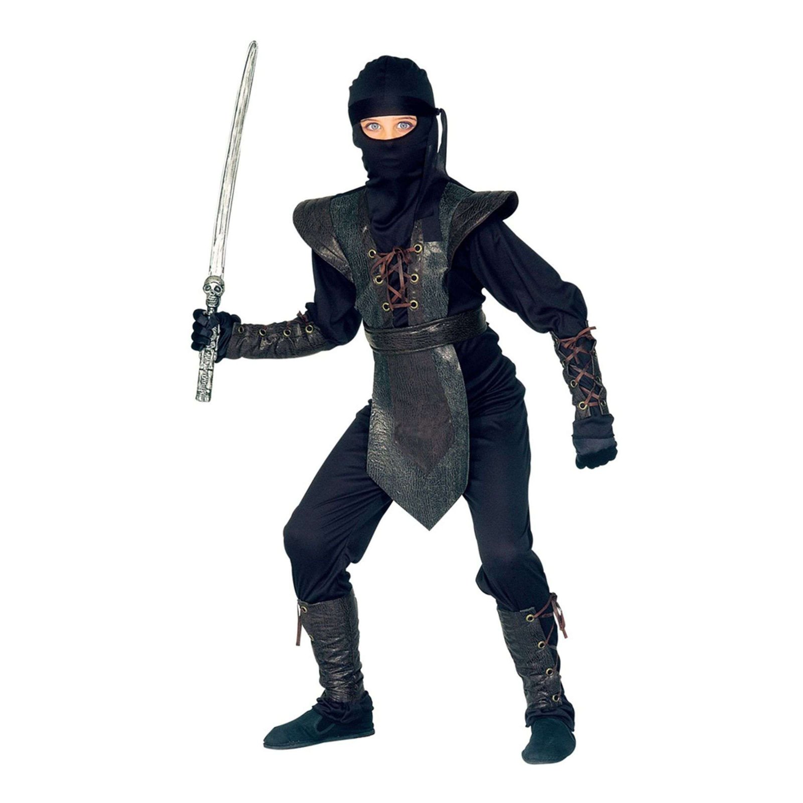 Ninja Master Jumpsuit Lasten Naamiaisasu - Large