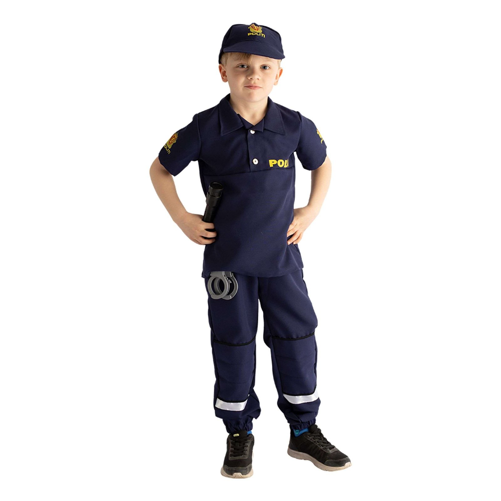 Norjalainen Poliisi Lasten Naamiaisasu - Large