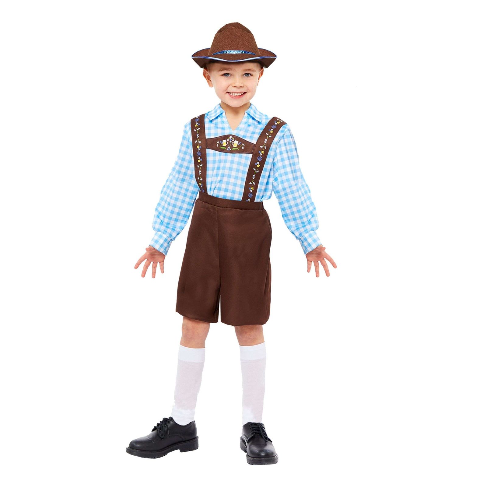 Oktoberfest Sininen Lasten Naamiaisasu - Small