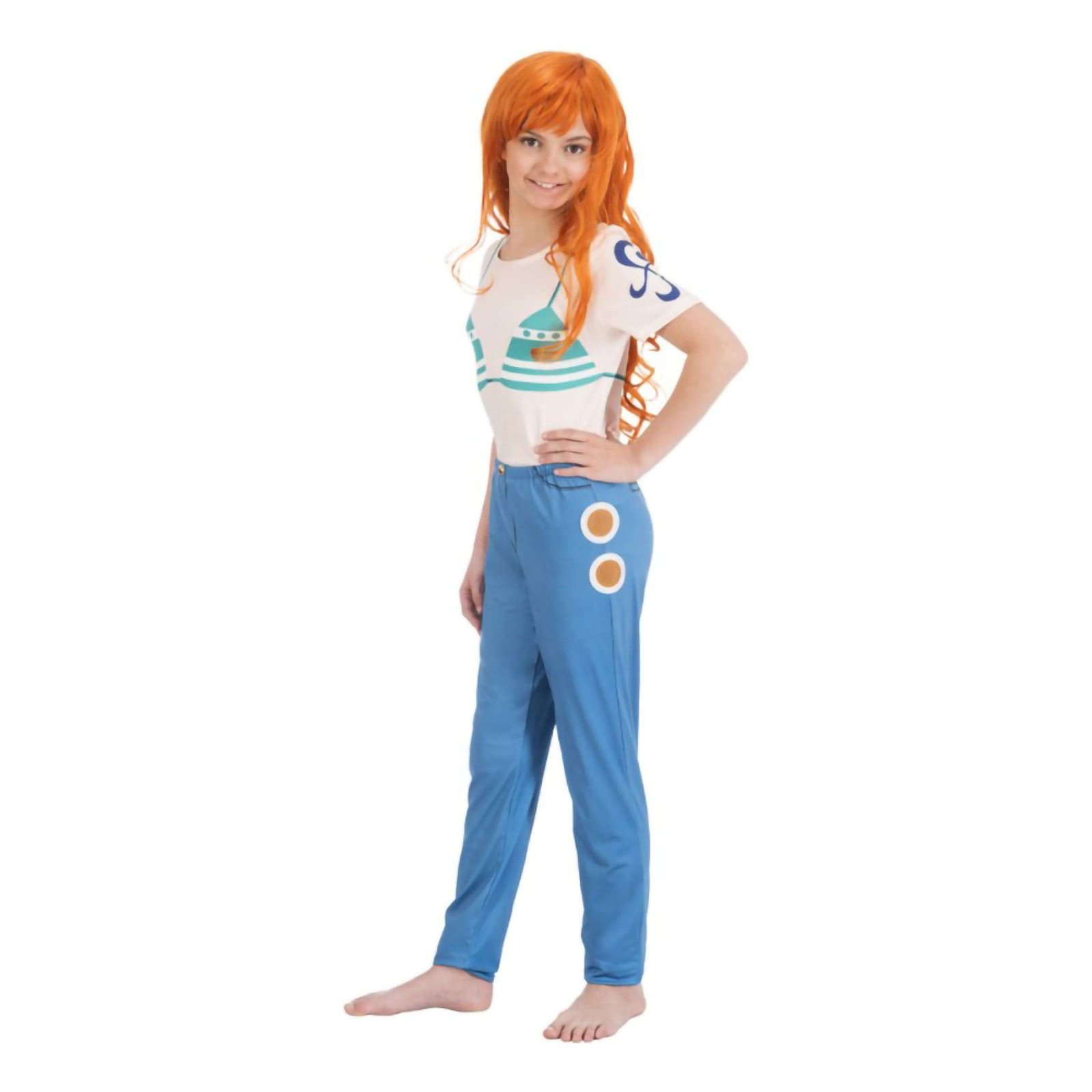 One Piece Nami&trade; Lasten Naamiaisasu - Large