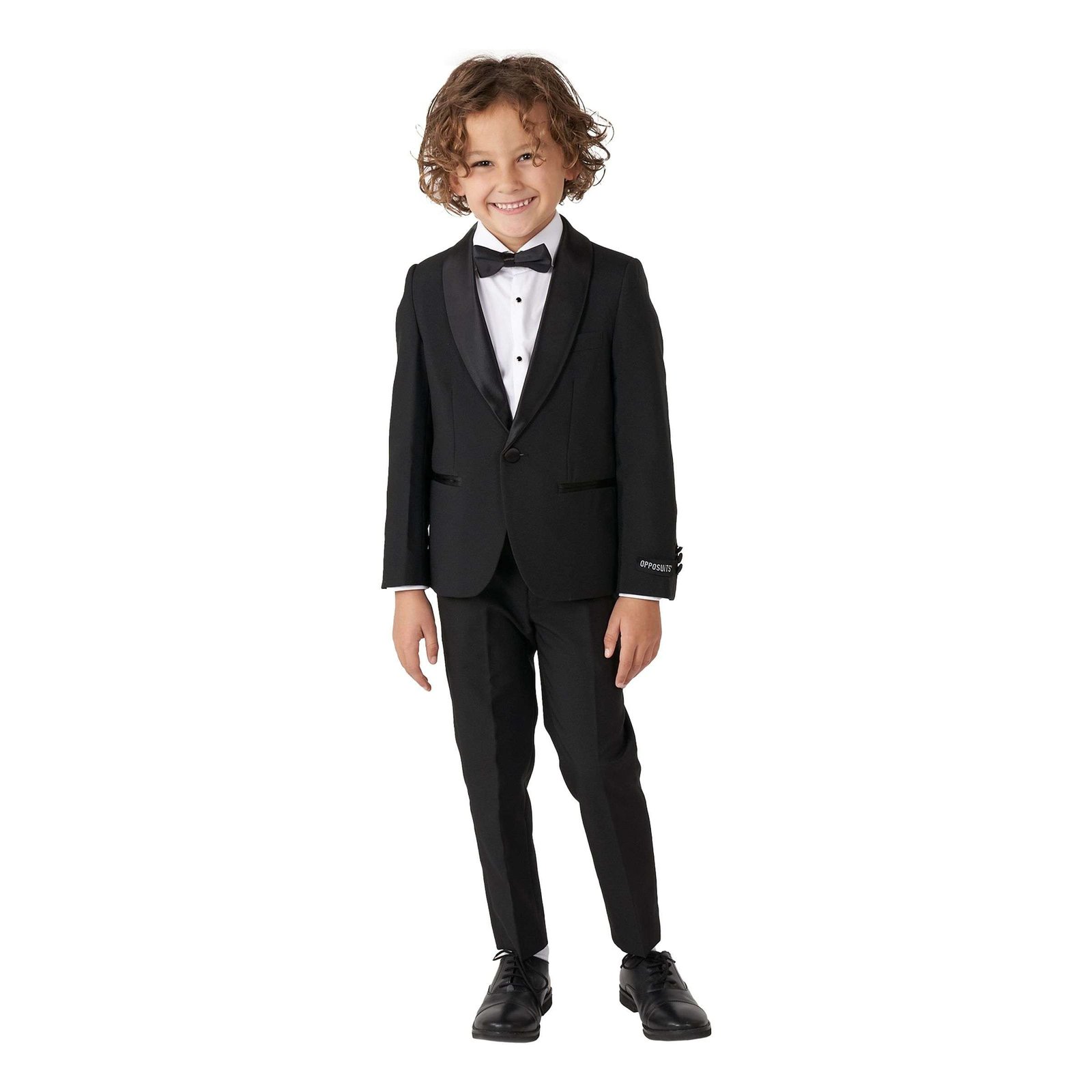 OppoSuits Boys Jet Set Black Smokki - 110/116