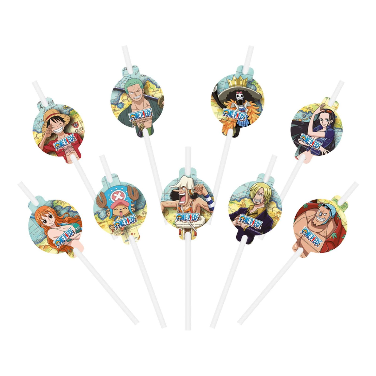 One Piece -paperipillit - 8-pakkaus