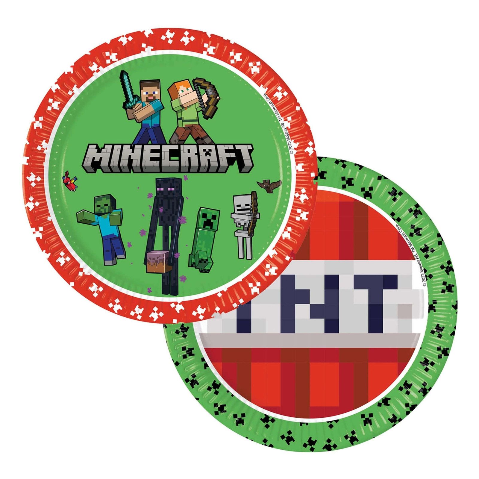 Pahvilautaset Minecraft - 8-pakkaus