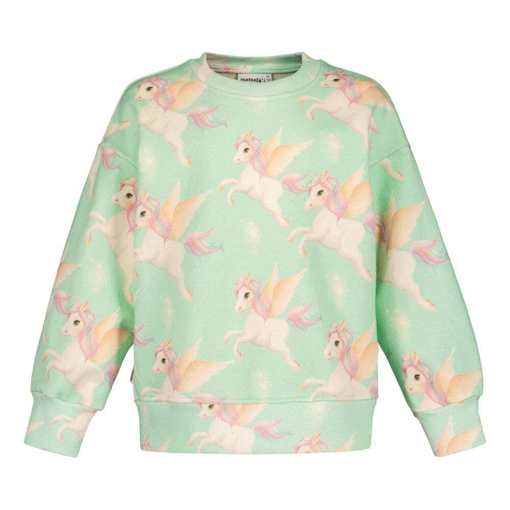 Pastel Pony Oversize Sweater -Collegepaita | Mintie - 110/116