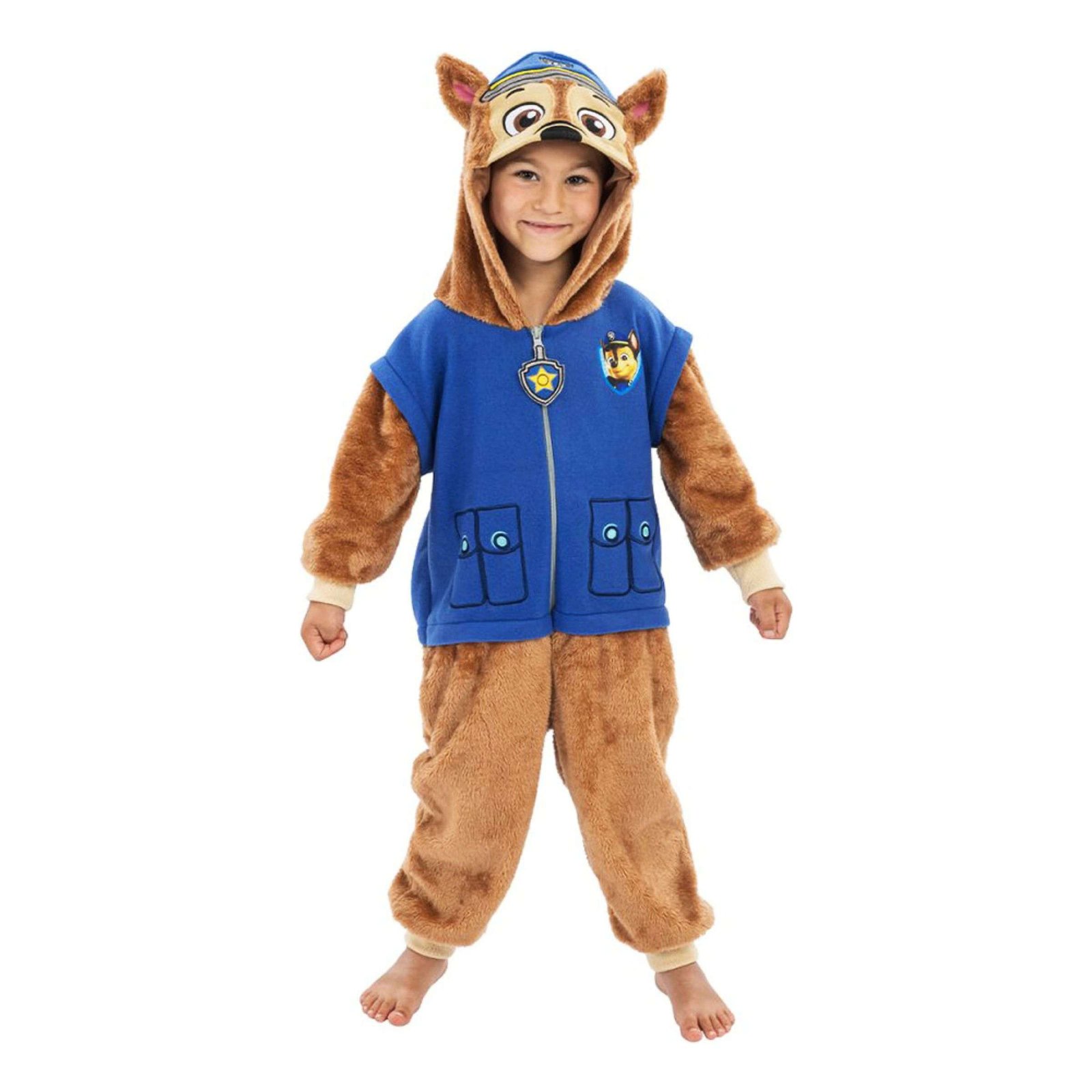 Paw Patrol Chase Onesie Lasten Naamiaisasu - Medium