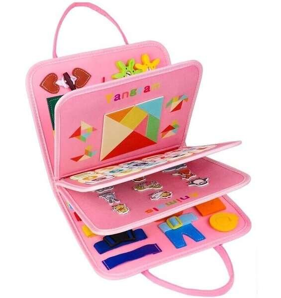 Pelikirja QuizFun Busy Board Montessori