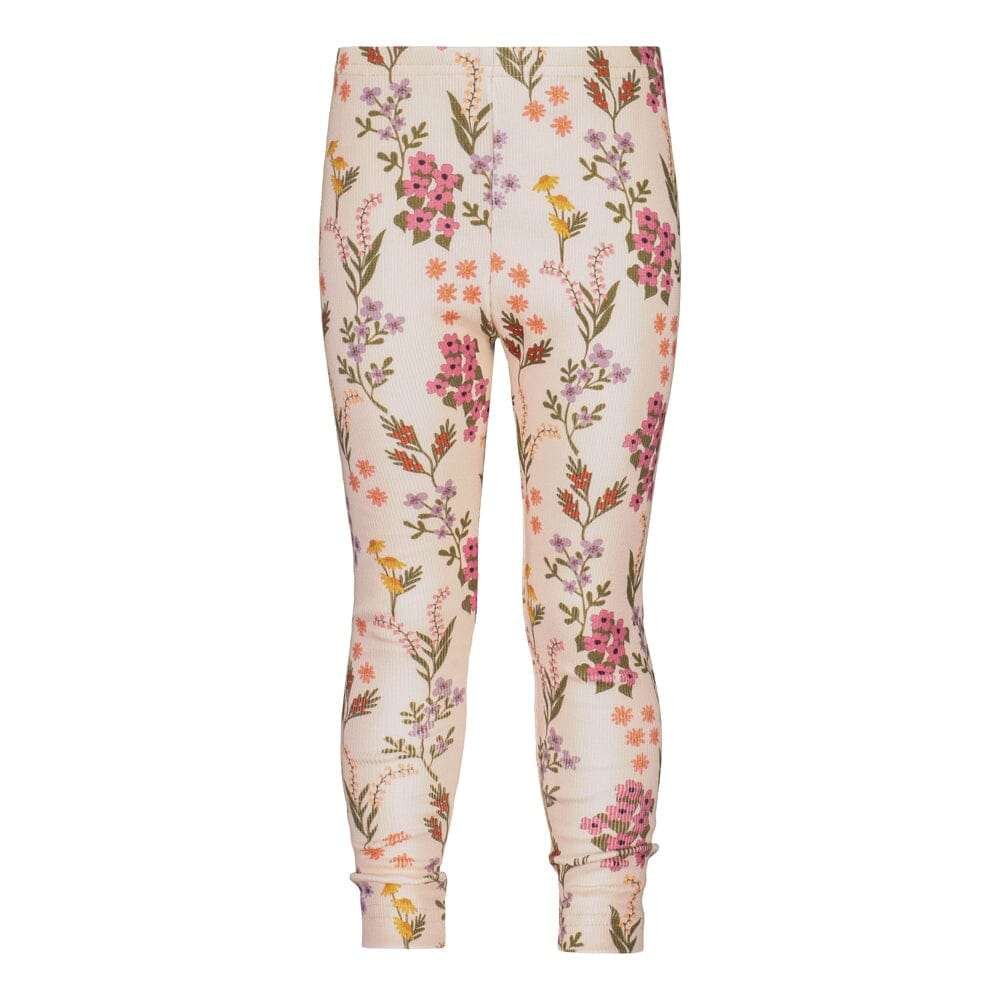 Perfect Day Rib -Leggingsit | Creamy - 110/116