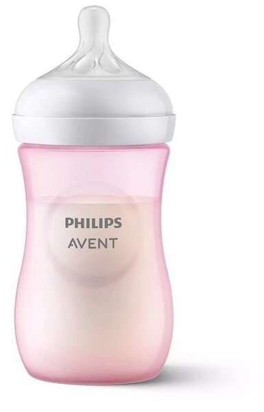 Philips Avent Natural Response tuttipullo, vaaleanpunainen, 1 kk+, 260 ml
