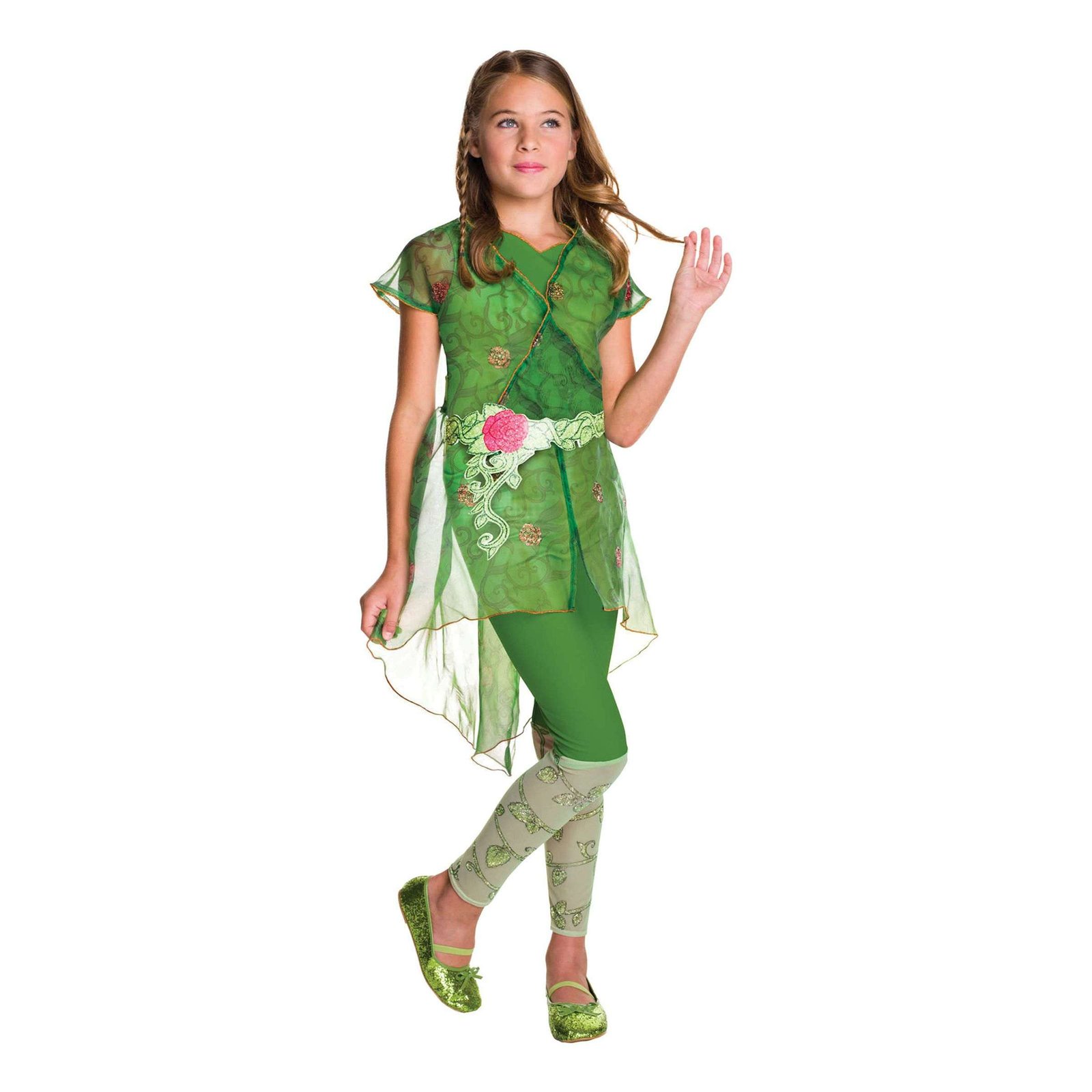 Poison Ivy Deluxe Lasten Naamiaisasu - Large