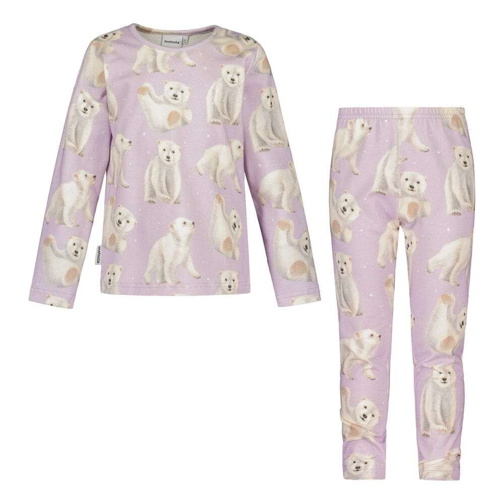 Polar Bears -Pyjama | Icy Lilac - 110/116