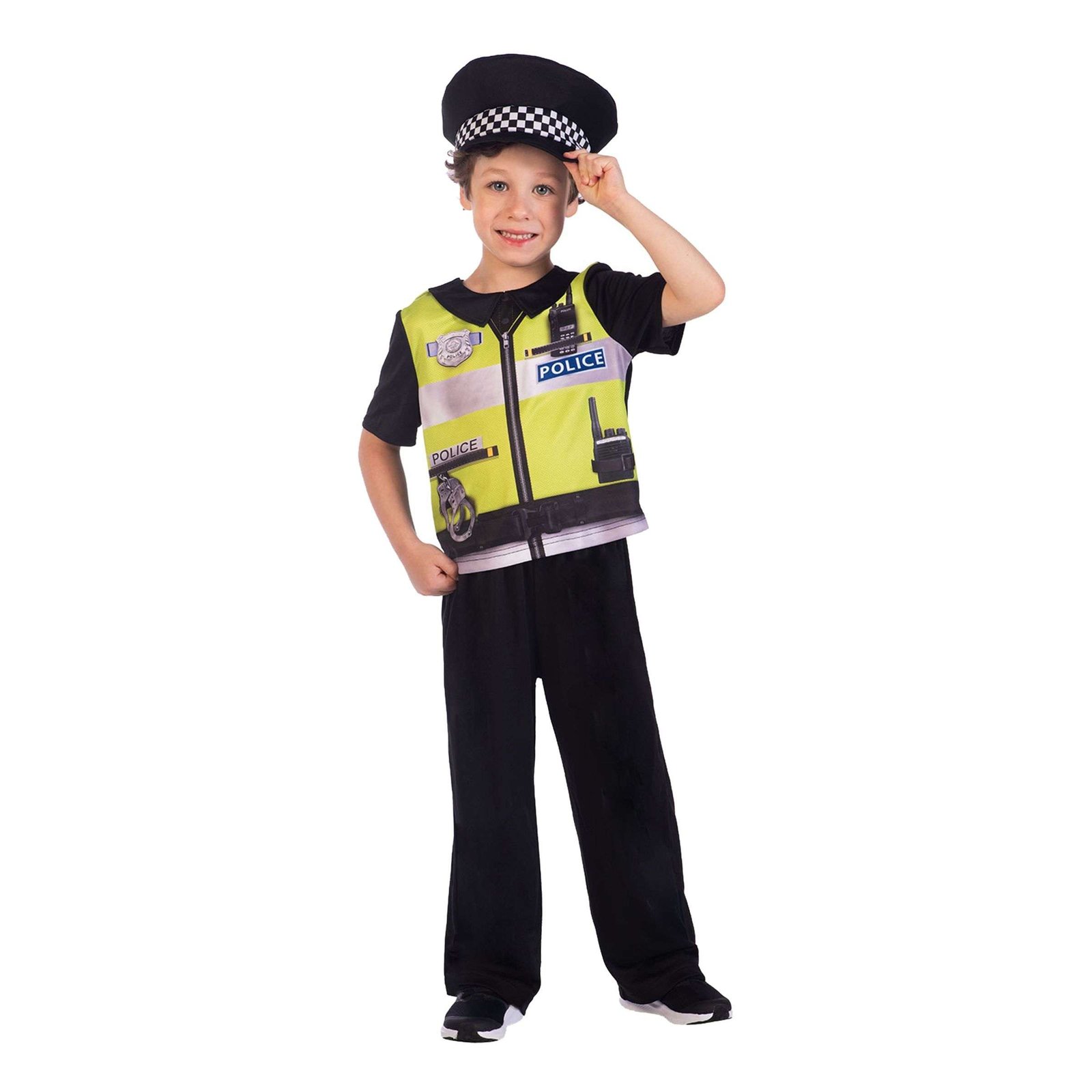Poliisi Liivillä Lasten Naamiaisasu - Large