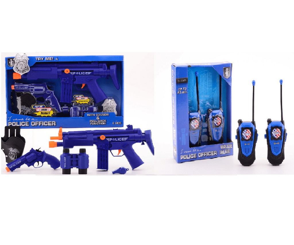 Täydellinen poliisisetti lapsille & Poliisi-WalkieTalkie