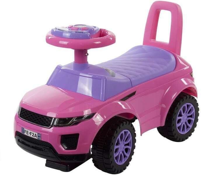 Potkuauto lapsille lasten auto vaaleanpunainen Sun Baby