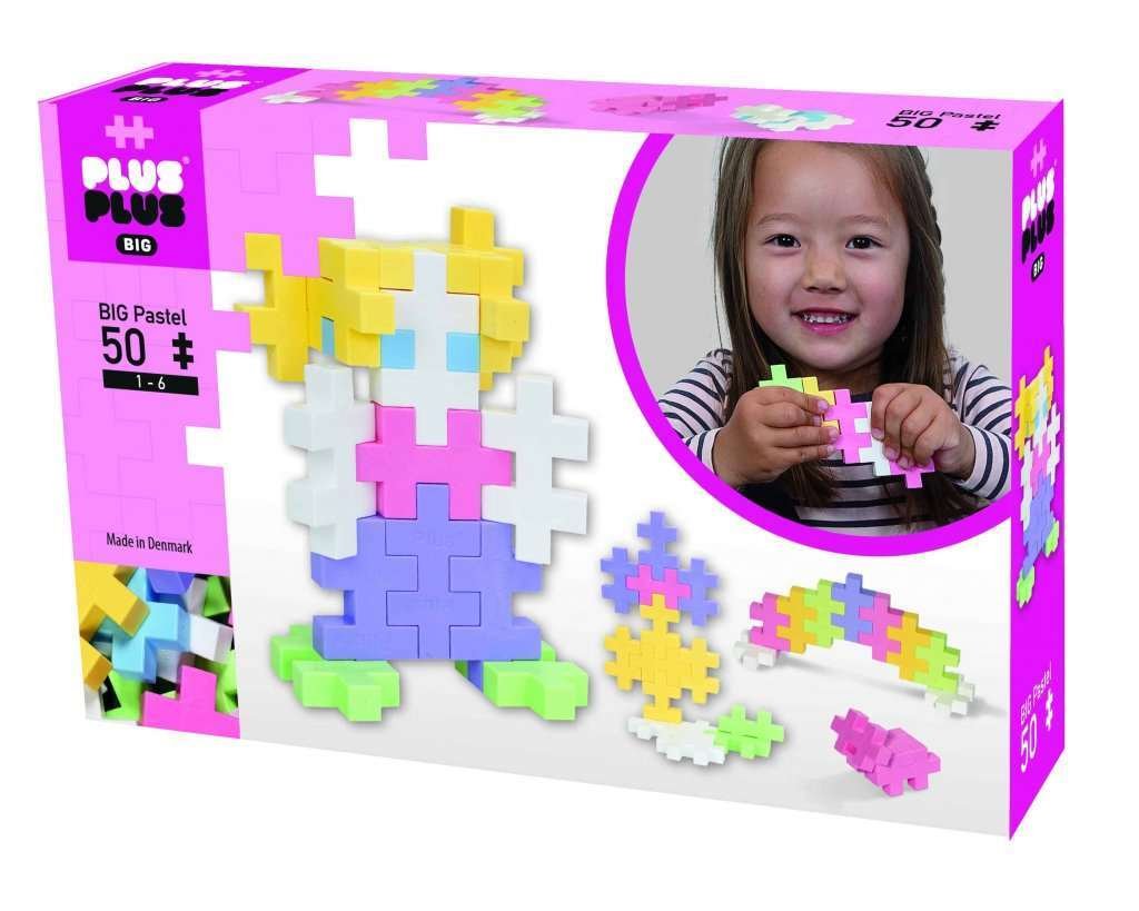 Plus-Plus BIG Pastellimix / 50 pcs