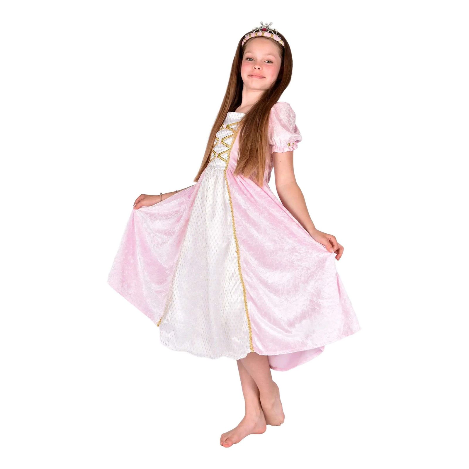 Lasten Prinsessamekko Sametinvaaleanpunainen - Large