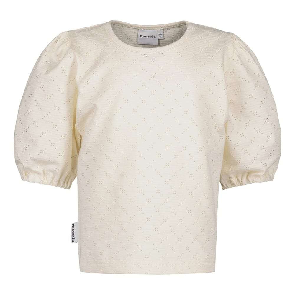 Puff Sleeve -Paita | Milky - 110/116
