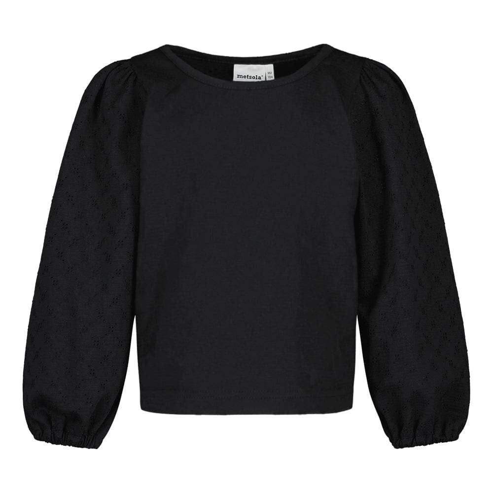Puff Sleeve Shirt -Paita |  Licorice - 110/116