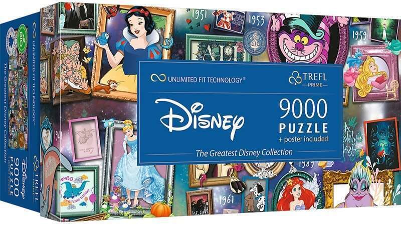puzzle trefl disneyn suurin kokoelma uft ja juliste, 9000 d.