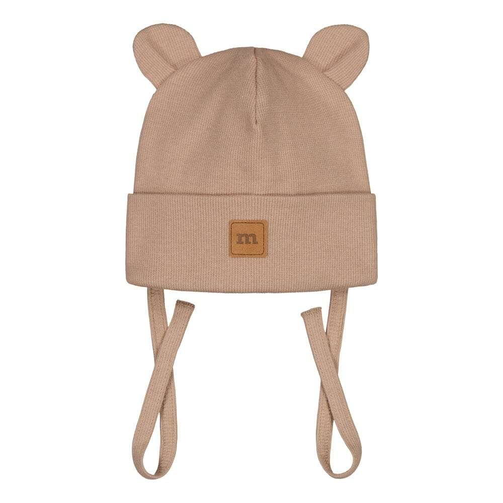 Rib Bear Beanie -Pipo |  Nougat - 1-2Y