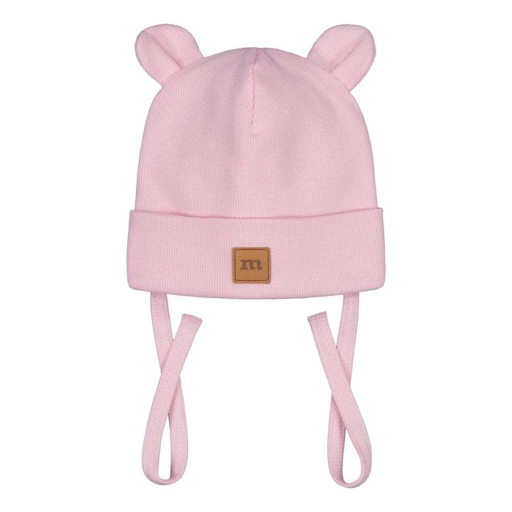 Rib Bear Beanie -Pipo | Pinkie - 1-2Y