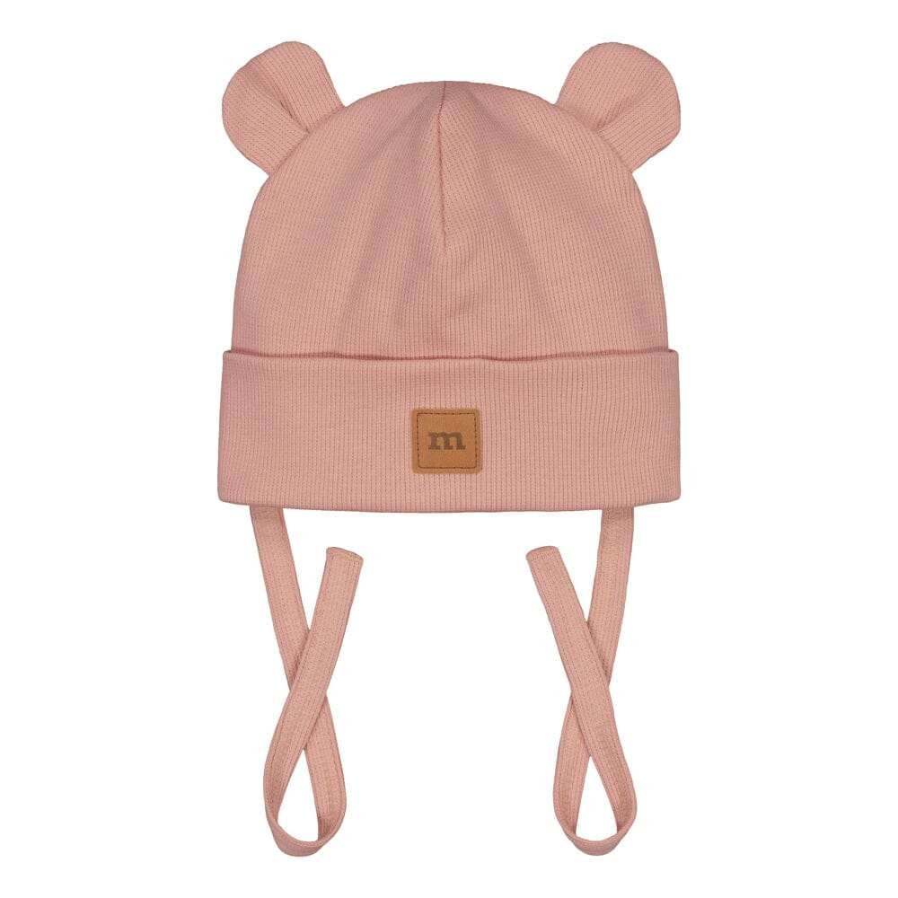 Rib Bear Beanie -Pipo | Wild Rose - 0-2M
