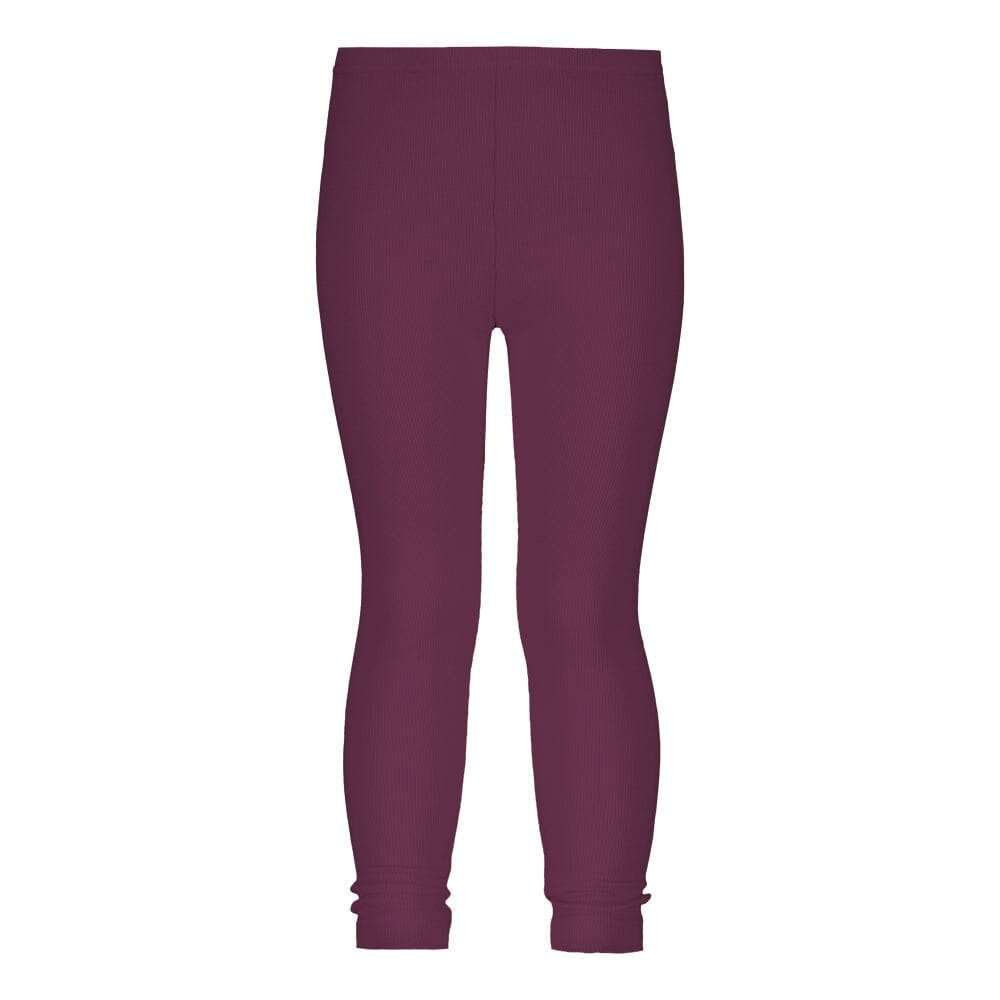 Rib-Leggingsit | Berry - 110/116