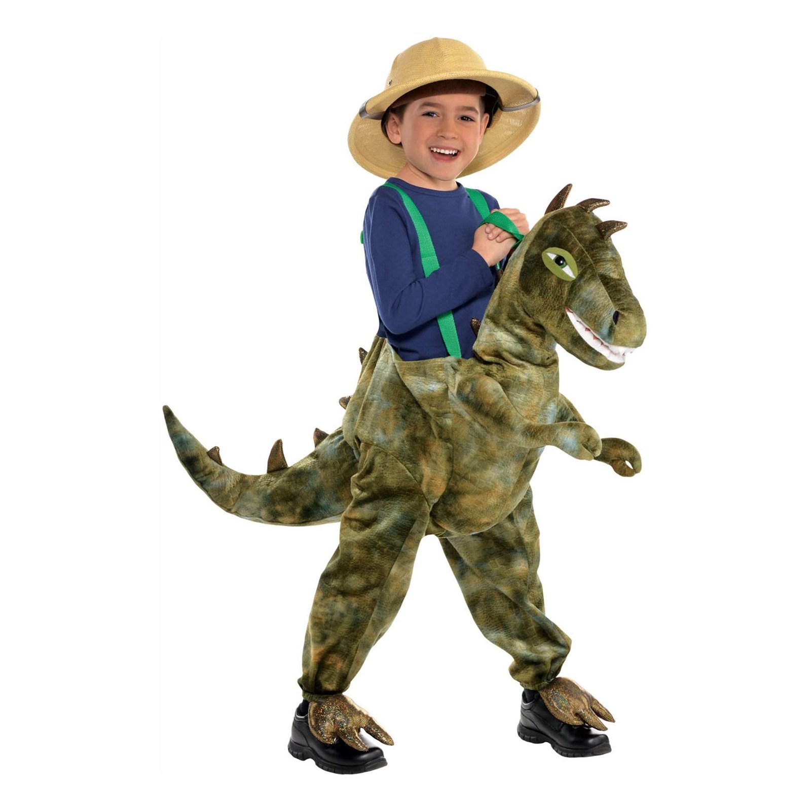 Ääniefektillinen ratsastettavadinosauruksen Lasten Naamiaisasu - Small