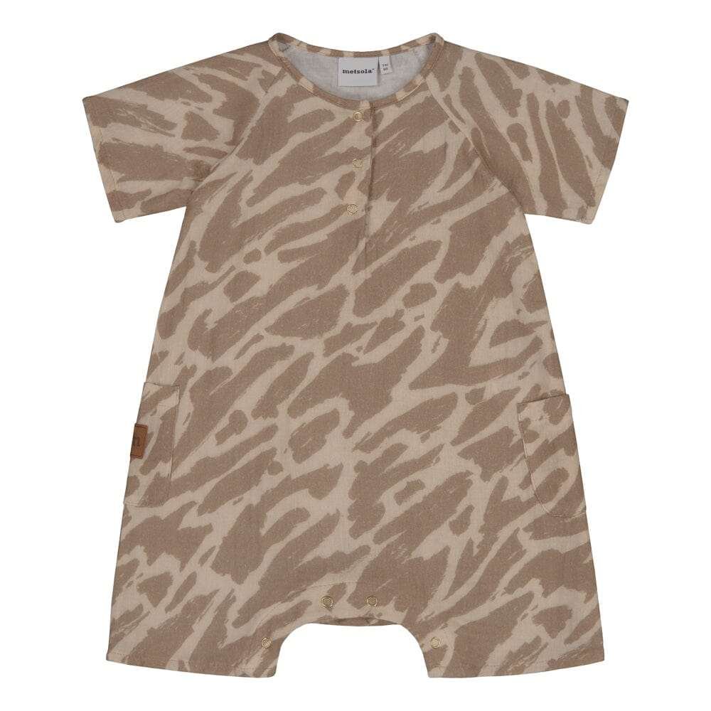 Safari Muslin -Romper | Nougat - 50/56
