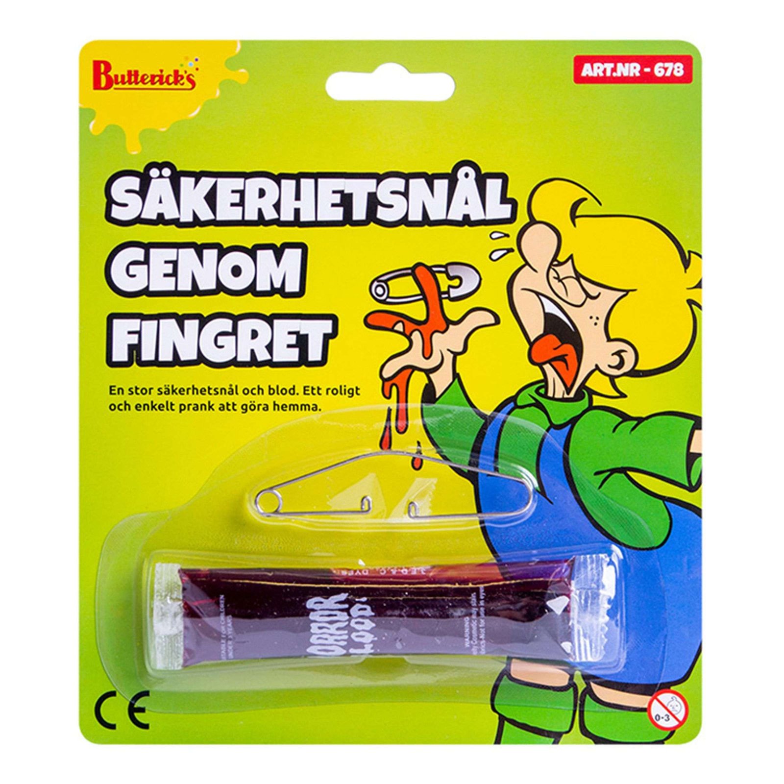 Hakaneula Sormen Läpi Pilailutarvike
